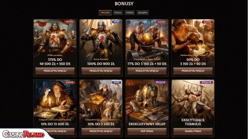 Crusado Kasyno Bonusy